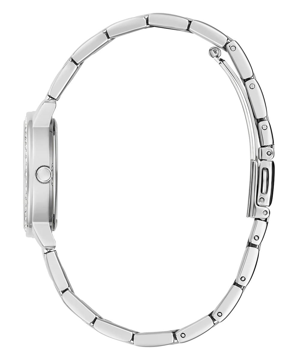 GUESS Ladies Silver Tone Analog Watch - Image 5