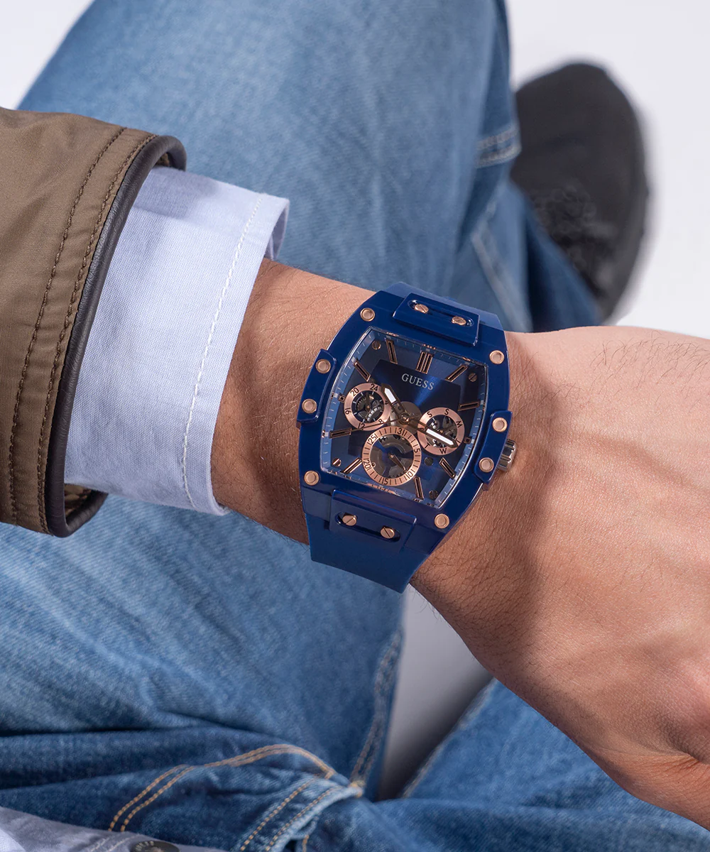 GUESS Mens Blue Multi-function Watch - Image 3